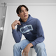 Chandail à capuchon avec logo surpiqué pour homme