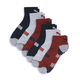 Men's Half-Terry Quarter-Length Crew Socks (6 Pairs)