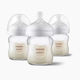 Philips Avent Glass Natural Baby Bottle with Natural Response Nipple - 4 Oz, 3
