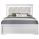 Galaxy Home Brooklyn Queen Panel Bed in White GHF-733569360871 PROMO