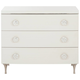 Bernhardt Silhouette 3 Drawer Nightstand in Eggshell Bernhardt Silhouette 3 Drawer Nightstand in Eggshell