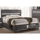 Galaxy Home Matrix King Storage Bed in Gray GHF-808857710604