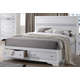 Galaxy Home Matrix Queen Storage Bed in White GHF-808857564733