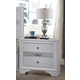 Galaxy Home Matrix 3 Drawer Nightstand in White GHF-808857902306