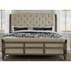 Liberty Furniture Americana Farmhouse King Sleigh Bed in Dusty Taupe 615-BR-KSL EST SHIP TIME APPX 4 WEEKS
