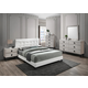 Boss Furniture F9568 5 Piece Bedroom Set in White