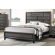 Boss Furniture F9396EK King Bed in Grey