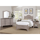 Vaughan-Bassett Bungalow 2pc Youth Arch Bedroom Set in Dover