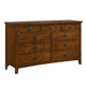 Sunset Trading Trudy Dresser in Warm Chestnut SS-TR750-DR