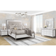 AICO Marquee 2 Piece Panel Bedroom Set in Cloud White PROMO