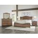Vaughan Bassett Cool Farmhouse 2pc Sleigh Bedroom Set in Natural