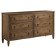 Kincaid Ansley Lloyds 6 Drawer Dresser in Brown 024-130 CODE:UNIV26 for 26% Off