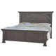Vaughan Bassett Vista King Mansion Bed in Grey Oak