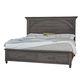 Vaughan Bassett Vista Queen Mansion Storage Bed in Grey Oak