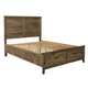 Liberty Furniture Ridgecrest King Storage Bed in Cobblestone EST SHIP TIME APPX 4 WEEKS