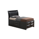Glory Furniture G1500I Twin Storage Bed in Black