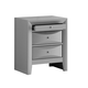 Glory Furniture G1503A Nightstand in Silver G1503-N
