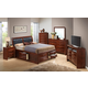 Glory Furniture G1550I 4-Piece Sleigh Storage Bedroom Set in Cherry Glory Furniture G1550I 4-Piece Sleigh Storage Bedroom Set in Cherry