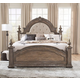 Liberty Furniture Carlisle Court King Poster Bed in Chestnut with Dusty Wax 502-BR-KPS EST SHIP TIME APPX 4 WEEKS