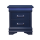Global Furniture Charlie Nightstand with LED in Blue CHARLIE-BLUE-NS W/LED Global Furniture Charlie Nightstand with LED in Blue CHARLIE-BLUE-NS W/LED