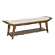 Kincaid Abode Atlas Bench in Warm Brunette 269-480