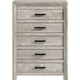 Elements International Ellen Chest in White EL700CH