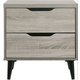 Elements International Ernesto Nightstand in Grey B.4823.NSE