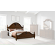 Elements International Northridge Queen Panel Bed in Brown B-6580-5-QB Elements International Northridge Queen Panel Bed in Brown B-6580-5-QB