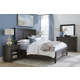 Aspenhome Cambridge 2pc Panel Bedroom Set in Cracked Pepper
