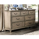 Furniture of America Belgrade Dresser in Rustic Natural CM7613D Furniture of America Belgrade Dresser in Rustic Natural CM7613D