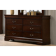 Furniture of America Louis Philippe Dresser in Dark Cherry FM7866CH-D