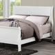 Furniture of America Louis Philippe Twin Sleigh Bed in White PROMO