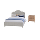 Vaughan-Bassett Tide & Timber 2pc Upholstered Bedroom Set in Clear Oak/Ash Grey CODE:UNIV31 for 31% Off