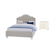 Vaughan-Bassett Tide & Timber 2pc Upholstered Bedroom Set in White Maple/Ash Grey CODE:UNIV31 for 31% Off