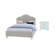 Vaughan-Bassett Tide & Timber 2pc Upholstered Bedroom Set in Blue Maple/Ash Grey CODE:UNIV31 for 31% Off