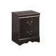 Huey Vineyard Nightstand in Black FedEx/UPS
