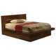 Coaster Jessica Queen Platform Bed in Cappuccino 200711Q