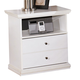 Bostwick Shoals Nightstand in White B139-91 FedEx/UPS