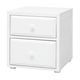 Maxtrix 2 Drawer Nightstand without Crown and Base in White 4220-002 Maxtrix 2 Drawer Nightstand without Crown and Base in White 4220-002