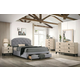 Boss Furniture F9510 4pc Bedroom Set in Gray