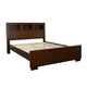 Coaster Jessica Cal King Platform Bed in Cappuccino