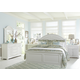 Liberty Furniture Summer House 4 Piece Panel Bedroom Set in Oyster White
