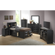 Glory Furniture G1500G 4-Piece Storage Bedroom Set in Black