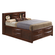 Glory Furniture G1550 King Storage Bed in Cherry G1550G-KSB3