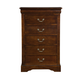 Alpine Furniture West Haven 5 Drawer Tall Boy Chest in Cappuccino PROMO Alpine Furniture West Haven 5 Drawer Tall Boy Chest in Cappuccino PROMO
