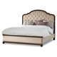 Hooker Furniture Leesburg Queen Upholstered Bed in Mahogany 5381-90850
