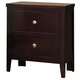 Coaster Carlton Nightstand in Cappuccino 202092