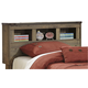 Trinell Twin Bookcase Headboard in Warm Rustic Oak B446-63 FedEx/UPS