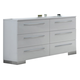 New Classic Sapphire 6 Drawer Dresser in White B2643-050