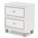 AICO Sky Tower 2 Drawer Nightstand in White Cloud 9025640-108 PROMO